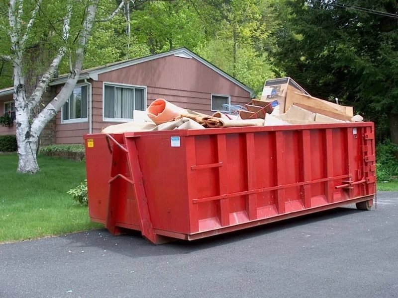 dumpster rental project in Norfolk