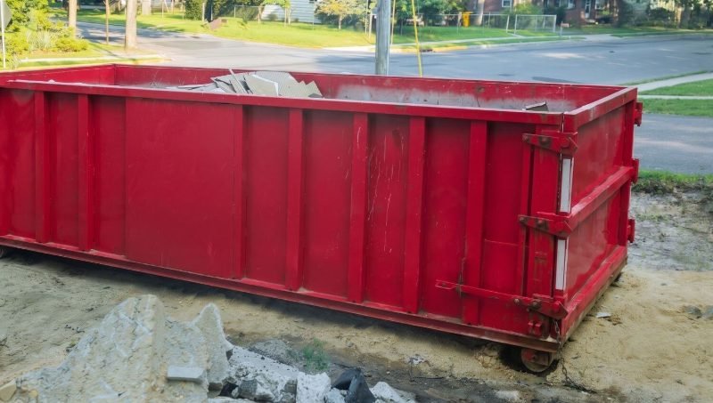dumpster rental project in Norfolk